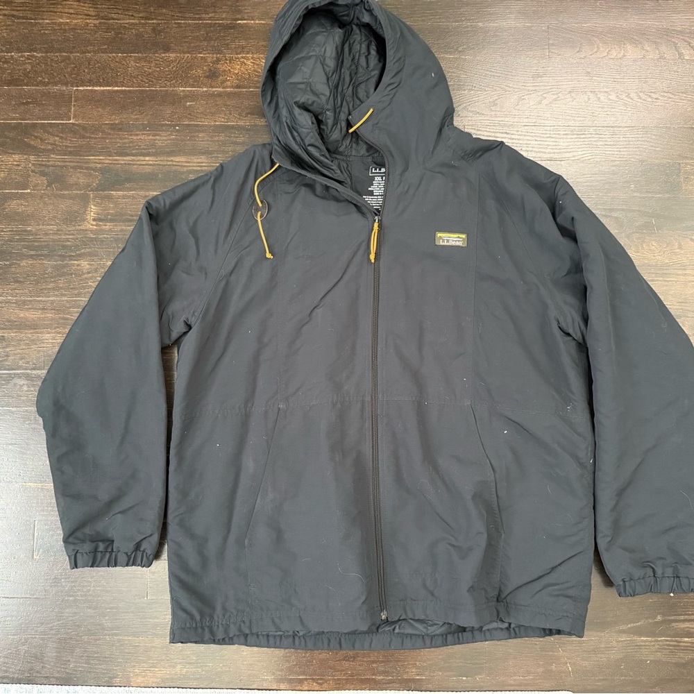 Men's Black Hooded Jacket